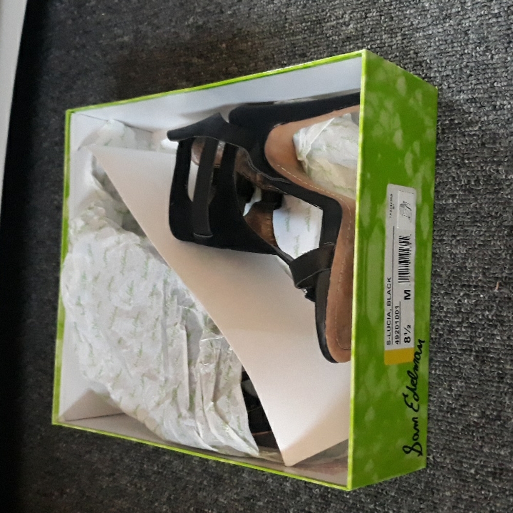 Sam Edelman S-Lucia Black Heels, w8.5